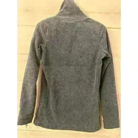 Nike Womens XS Dri Fit Sweatshirt Cowl Neck Tunic Therma Fleece Training Blue - Picture 3 of 9